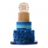 Торт синий №103669