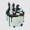 Торт в виде шахматной доски с фигурами №105566