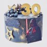 Торт с фигурками Звездных войн на День Рождения №107196