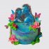Торт Аватар с цветами и ягодами №107725