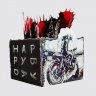 Торт с мотоциклом с колесами из мастики №107921