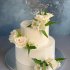 2 ярусный свадебный торт №129193