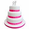 Свадебный торт Оловянная годовщина  №94084