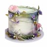 Торт для жены с цветами №96185