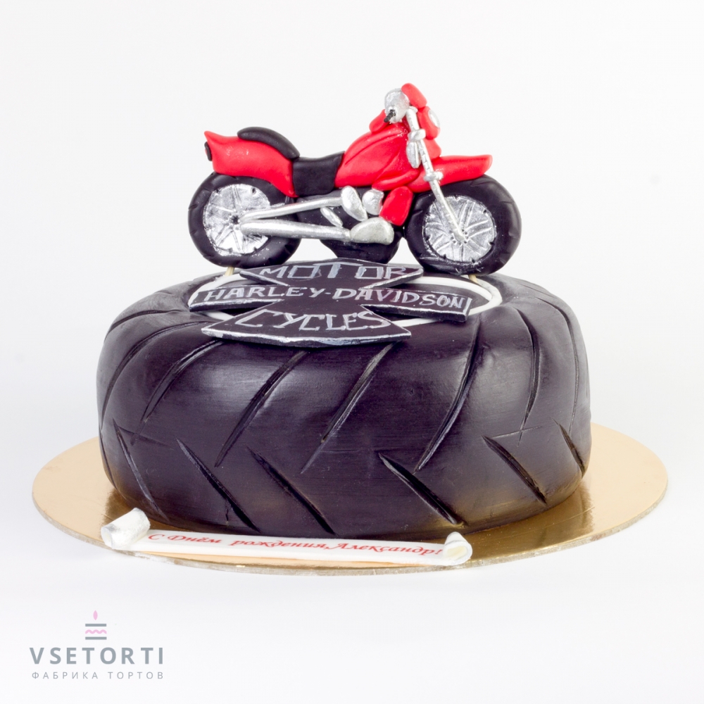 Торт С Мотоциклом Для Мужчин Фото