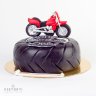 Торт с мотоциклом №96487