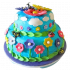 Торт с цветами №100169