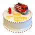 Торт с пожарной машиной №100201