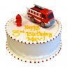 Торт с пожарной машиной №100210