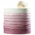 Торт белый с розовым №100295