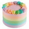 Торт с разноцветным кремом №100297