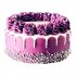 Торт фиолетовый с кремом №100326