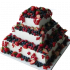 Торт с ягодами №100379