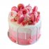 Торт розовый №100443