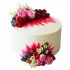 Торт с цветами №100581