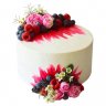 Торт цветы №100574