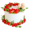 Торт рожок с ягодами №100598