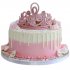 Торт розовый №100620