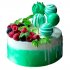 Торт зеленый №100805