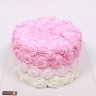 Торт розовый №100885