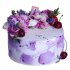 Торт с цветами и ягодами №101299