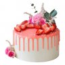 Торт розовый №101777
