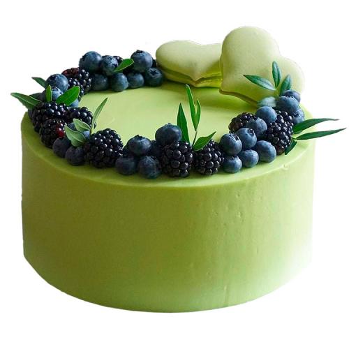 Торт зеленый №:101864 — заказать по выгодной цене на фабрике МЯТА