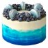 Торт голубой №101875