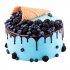 Торт голубой №101906