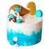 Торт голубой №:101946