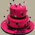 Торт розовый №:101957
