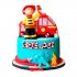 Торт пожарная машинка №:102190