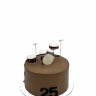 Классический торт в форме барабана №108949