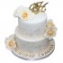 Торт свадебный №102680