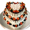 Свадебный торт с ягодами №126832