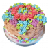Торт кремовые цветы №102927