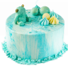 Торт голубой №102746