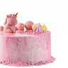 Торт розовый №103044