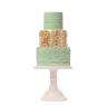 Салатовый свадебный торт №129972