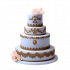 Торт свадебный №103122