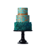 Торт голубой №103083