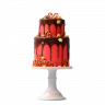 Торт красный №102765