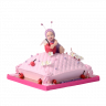 Торт розовый №103195