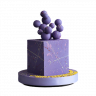 Торт фиолетовый №102722