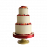 Свадебный торт с клубникой №126673