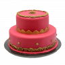 Торт розовый №103579