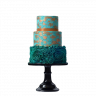 Торт голубой №103526