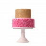 Торт розовый №103673