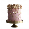 Золотой свадебный торт №129592