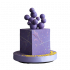Торт фиолетовый №103992